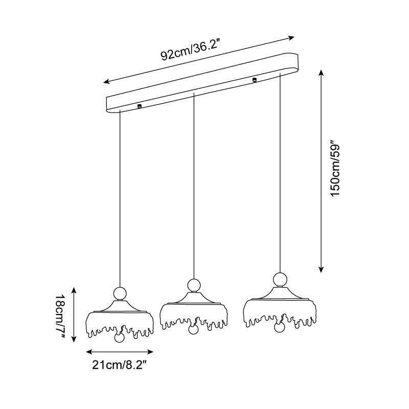 Dewdrop Halo Pendant Lamp