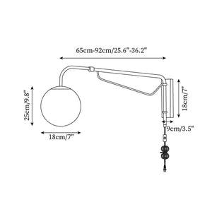 Dione Plug In Wall Lamp