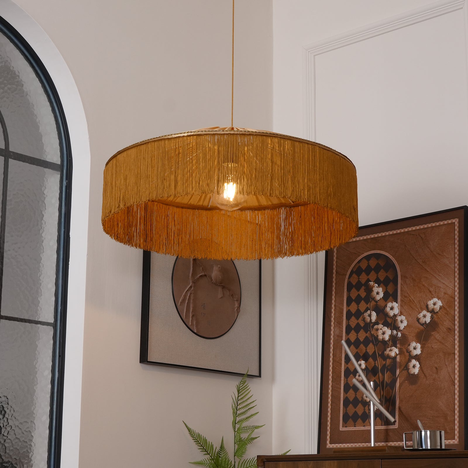 Diosa Fabric Pendant Lamp