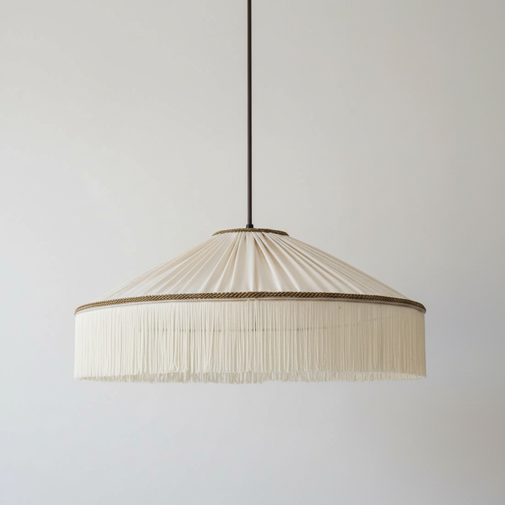 Diosa Fabric Plug In Pendant Lamp