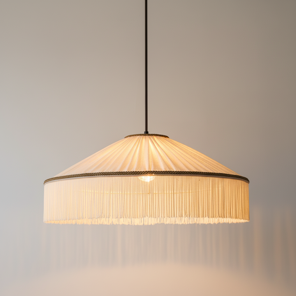 Diosa Fabric Plug In Pendant Lamp
