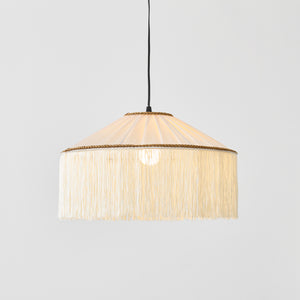 Diosa Stoff-Pendelleuchte mit Stecker