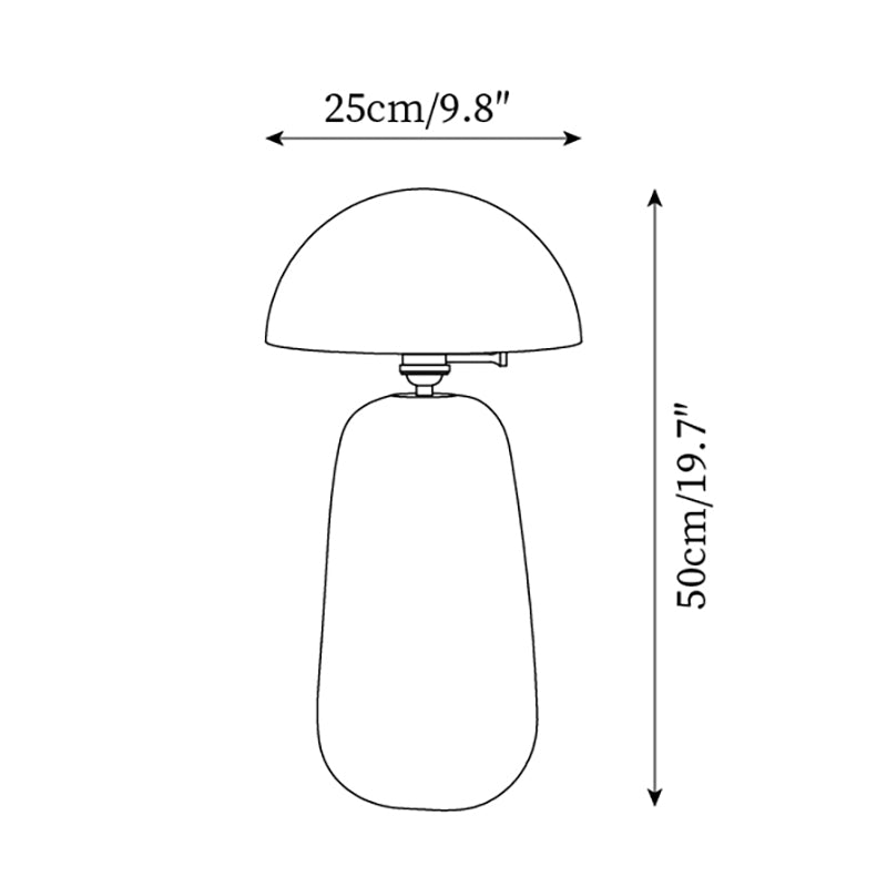 Dira Oak Table Lamp