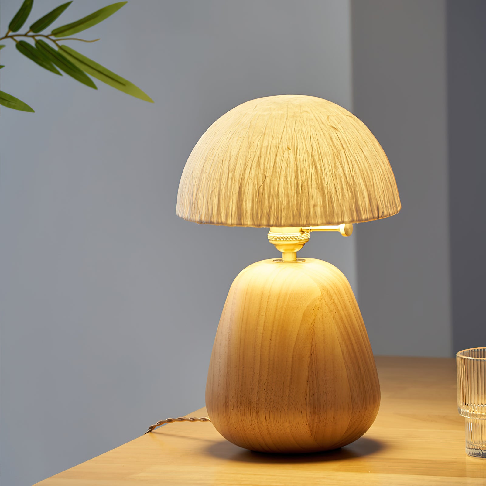 Dira Oak Table Lamp