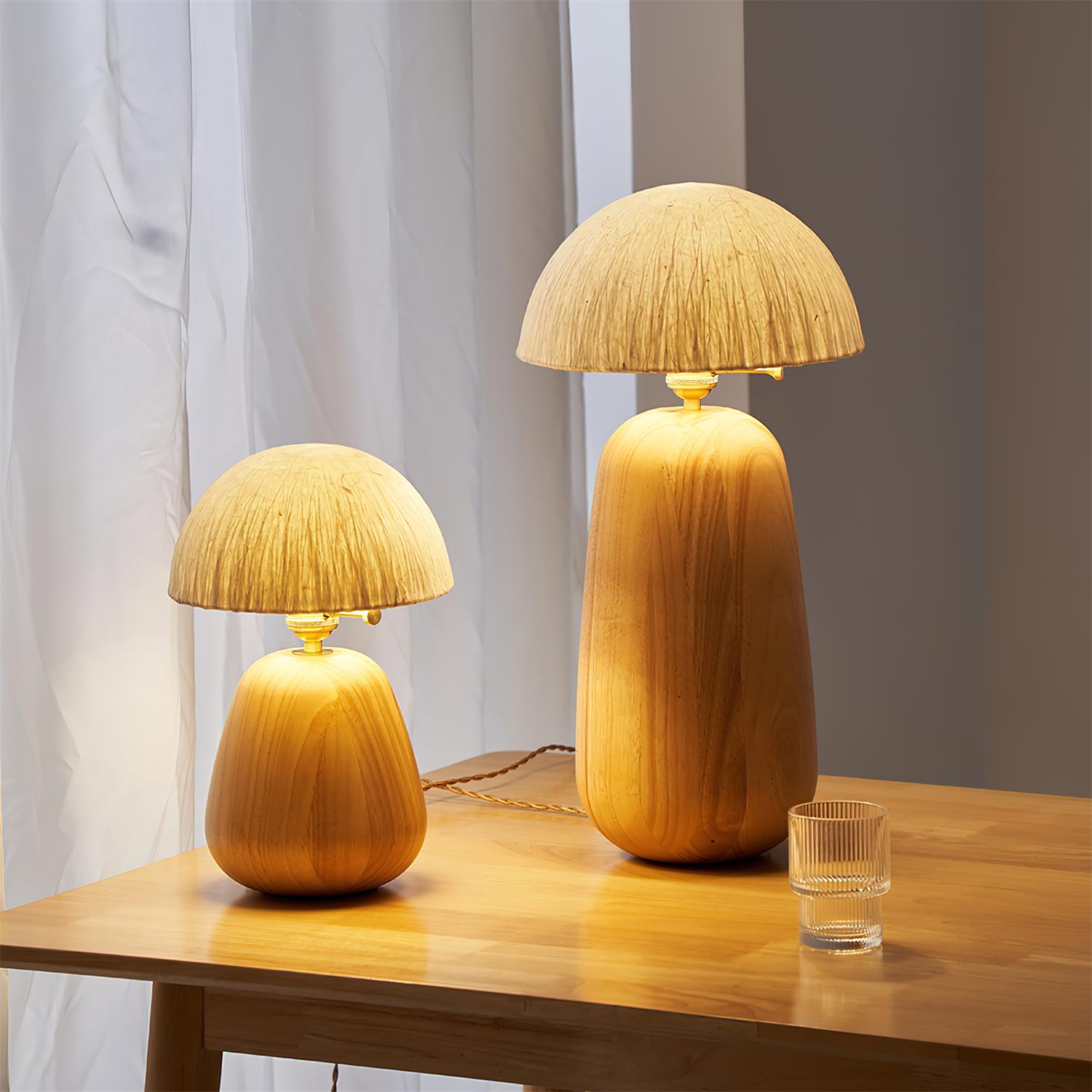 Dira Oak Table Lamp