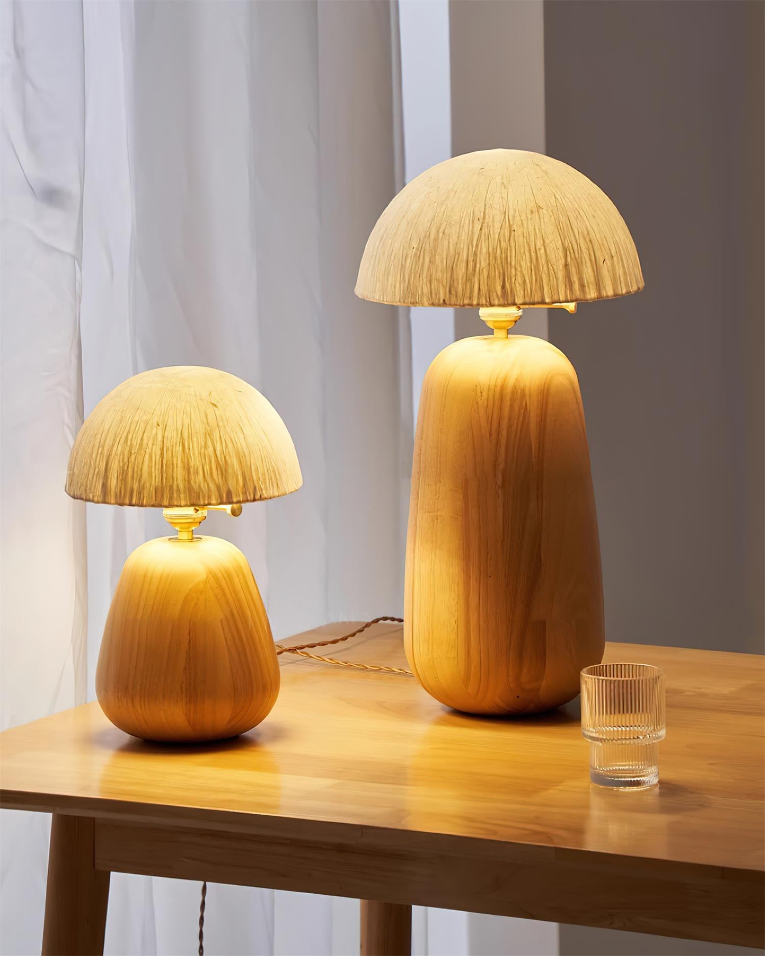 Dira Oak Table Lamp