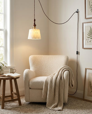 Belle Fleur Plug In Pendant Light