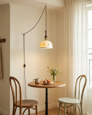 Belle Fleur Plug In Pendant Light
