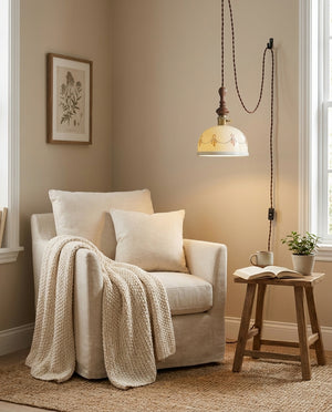 Belle Fleur Plug In Pendant Light