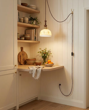 Belle Fleur Plug In Pendant Light