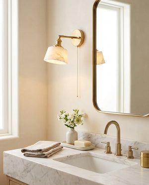 Cavella Alabaster Wall Sconce