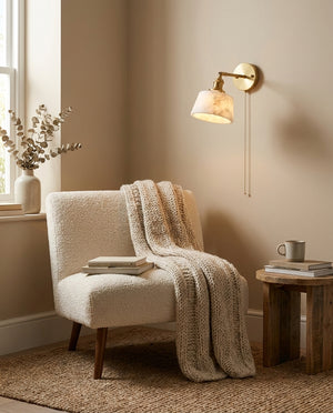 Cavella Alabaster Wall Sconce