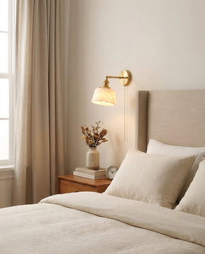 Cavella Alabaster Wall Sconce