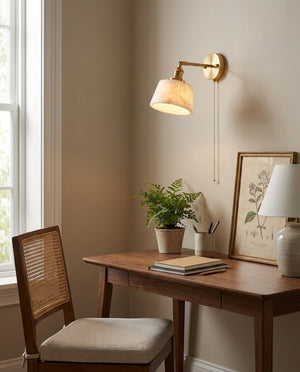Cavella Alabaster Wall Sconce
