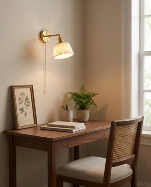 Cavella Alabaster Wall Sconce