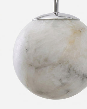 Dione Plug In Alabaster Wall Sconce