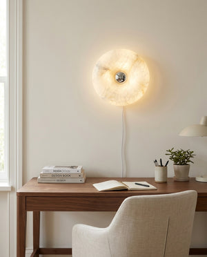 Donuts Alabaster Wall Sconce
