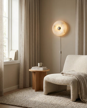 Donuts Alabaster Wall Sconce