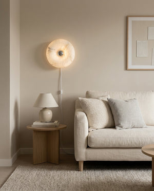 Donuts Alabaster Wall Sconce