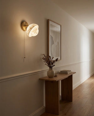 Eala Alabaster Wall Sconce