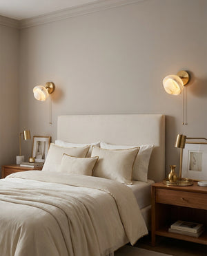Eala Alabaster Wall Sconce