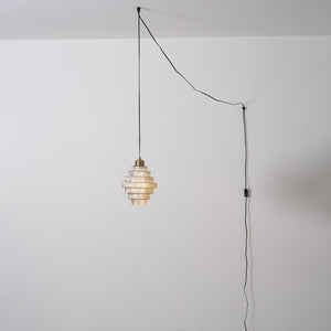 Luella Glass Plug In Pendant Lamp