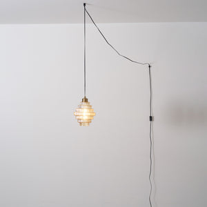 Luella Glass Plug In Pendant Lamp