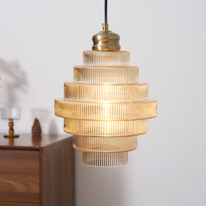 Luella Glass Plug In Pendant Lamp
