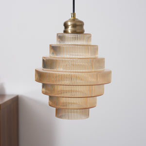 Luella Glass Plug In Pendant Lamp