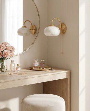 Mayville Alabaster Wall Sconce