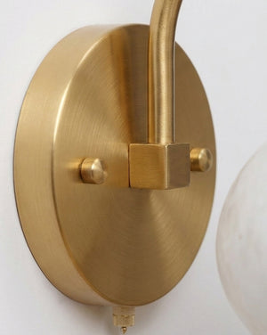 Mayville Alabaster Wall Sconce
