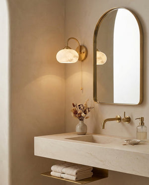 Mayville Alabaster Wall Sconce