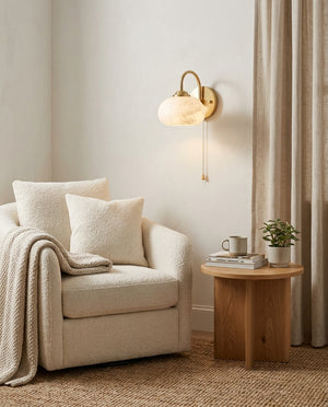 Mayville Alabaster Wall Sconce