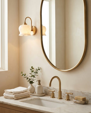 Millie Bells Alabaster Wall Sconce