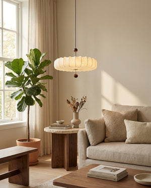 Pleated Corolla Pendant Light