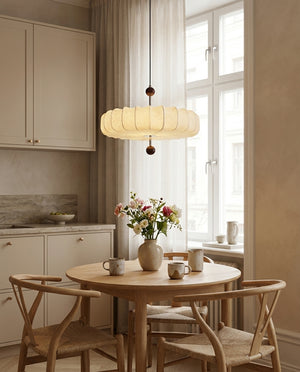 Pleated Corolla Pendant Light