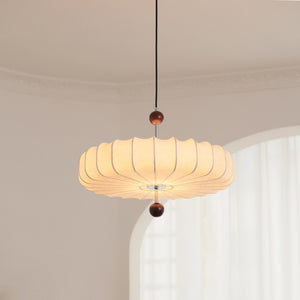 Pleated Corolla Pendant Light