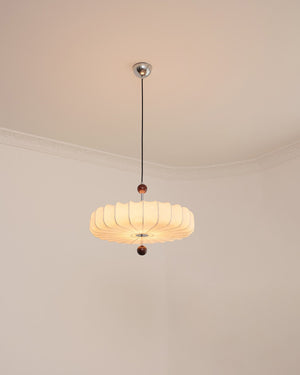 Pleated Corolla Pendant Light