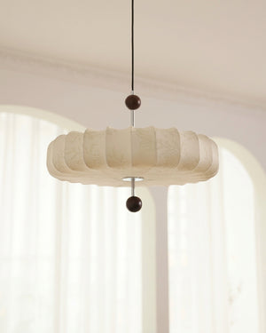 Pleated Corolla Pendant Light