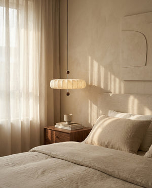 Pleated Corolla Pendant Light