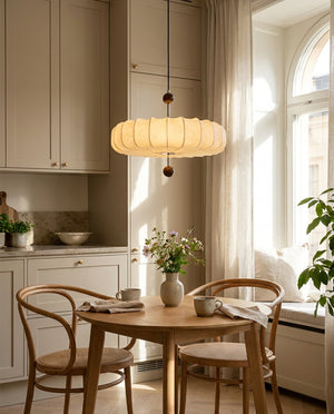 Pleated Corolla Pendant Light