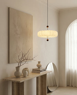 Pleated Corolla Pendant Light