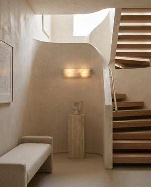 Plixo Alabaster Wall Sconce