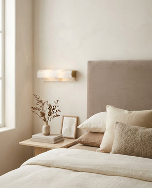 Plixo Alabaster Wall Sconce