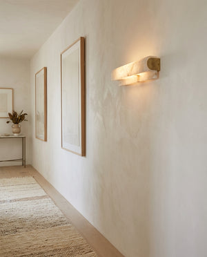 Plixo Alabaster Wall Sconce