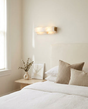Plixo Alabaster Wall Sconce