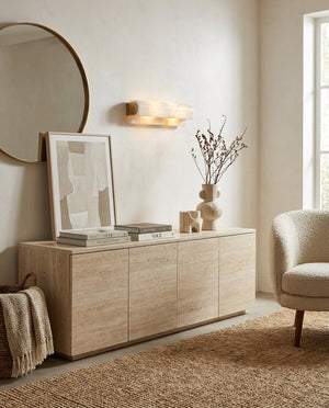 Plixo Alabaster Wall Sconce