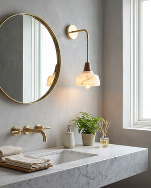 Rockford Alabaster Wall Sconce