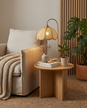 Rvelora Rattan Table Light
