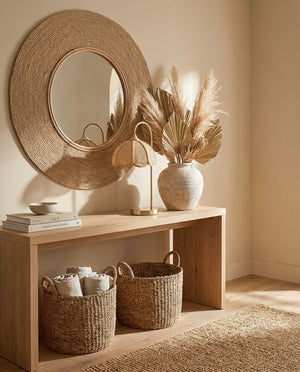 Rvelora Rattan Table Light
